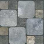 GREY CRUSHED  COATED